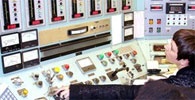 Senior Reactor Operator Agata E. Wisniowska ’11 performs a startup in the reactor’s control room